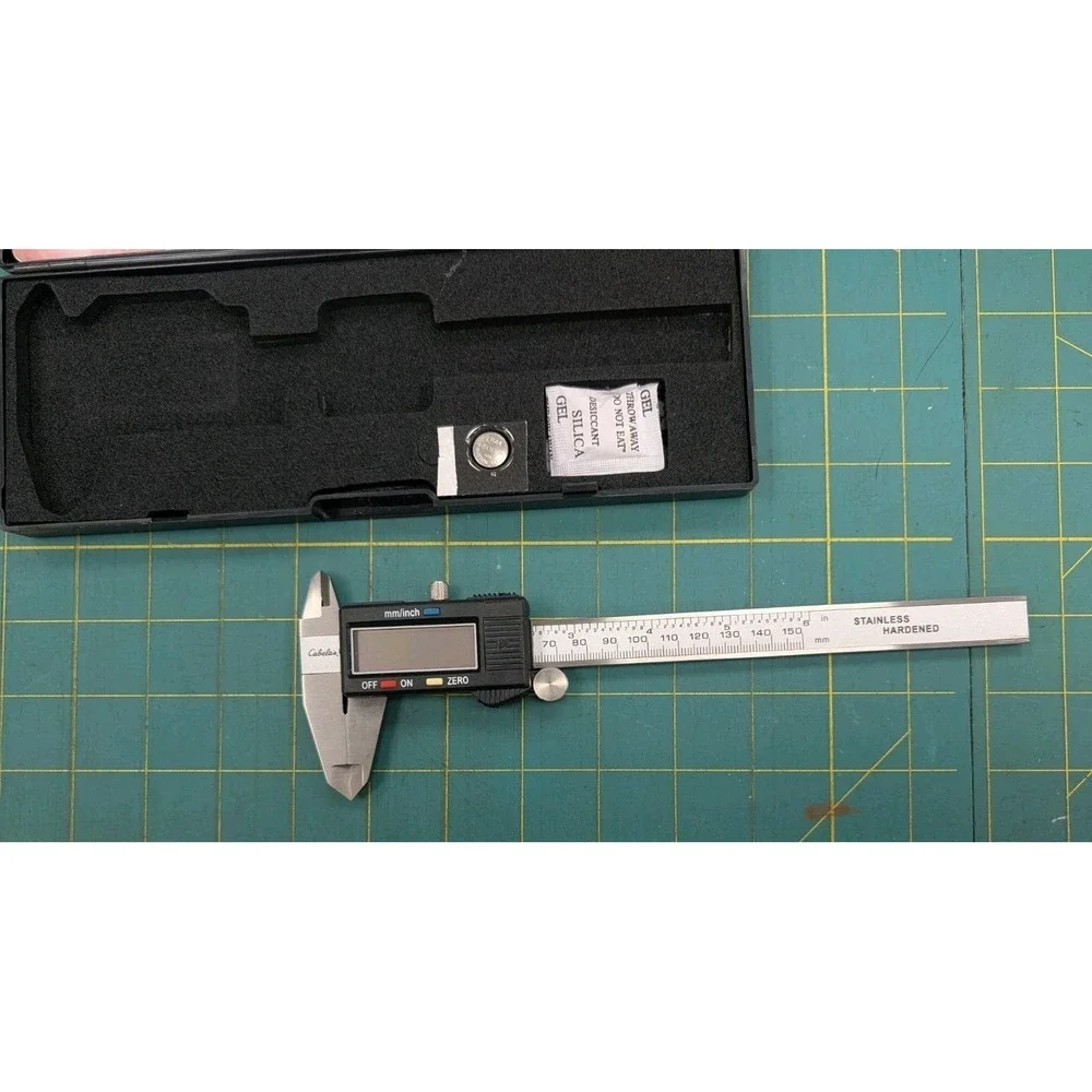Cabela's Electronic Digital Caliper Instructions Guide Included in Box 8